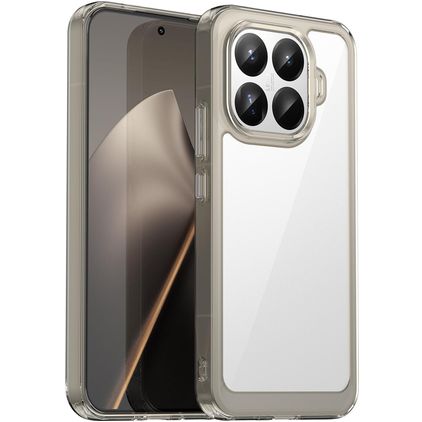 Mobigear Crystal Coque Xiaomi 15T Pro Coque arrière Rigide - Gris