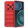 Mobigear Bumpy Coque HONOR Magic 4 Pro Coque arrière en TPU Souple - Rouge