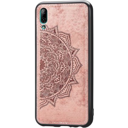Mobigear Mandala Coque Huawei Y7 Pro (2019) Coque arrière Rigide - Rose doré