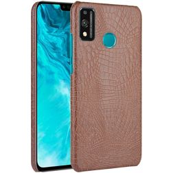 Mobigear Croco Coque HONOR 9X Lite Coque arrière Rigide - Marron