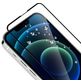 GrizzlyCoat Easy Fit iPhone 14 Plus Verre trempé Protection d'écran - Compatible Coque + Cadre d'installation - Noir