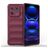 Mobigear Bumpy Coque Xiaomi 13 Pro Coque arrière en TPU Souple - Bordeaux