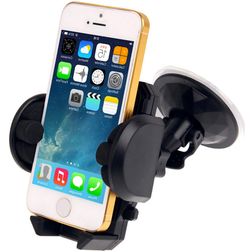 Mobigear Support voiture Ventouse Pince - Universel - Noir