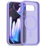 Mobigear Shockproof Coque Google Pixel 9a MagSafe Coque arrière Rigide - Violet