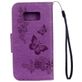 Mobigear Butterfly Housse Samsung Galaxy S8 Etui Porte-Monnaie - Violet