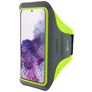 Mobiparts Comfort Fit Brassard Téléphone Samsung Galaxy S20 Brassard Coque de Sport en Neoprène - Neon Green