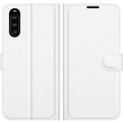 Mobigear Classic Housse Sony Xperia 10 III Etui Porte-Monnaie - Blanc