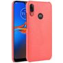 Mobigear Croco Coque Motorola Moto E6 Plus Coque arrière - Rouge