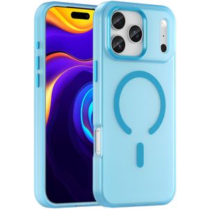 Mobigear Shockproof iPhone 17 Pro Max MagSafe Plastique rigide Coque arrière - Bleu