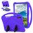 Mobigear AeroArmor Coque Samsung Galaxy Tab S11 Ultra Coque arrière en EVA + Porte-crayon + Support Amovible - Violet