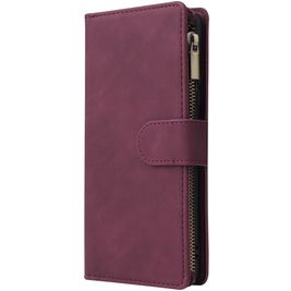Mobigear Zipper Housse Samsung Galaxy S10 Lite Etui Porte-Monnaie - Rouge Mobigear Zipper Housse Samsung Galaxy S10 Lite Etui Porte-Monnaie - Rouge