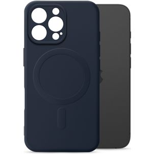My Style Protective Flex Coque iPhone 16 Pro MagSafe Coque arrière en TPU Souple - Bleu Marin