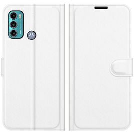 Mobigear Classic Housse Motorola Moto G60 Etui Porte-Monnaie - Blanc