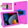 Mobigear Ruggedized Coque iPad 8 (2020) Coque arrière en EVA + Support Amovible - Rose