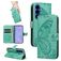Mobigear Butterfly Housse Samsung Galaxy S26 Etui Porte-Monnaie - Vert