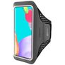 Mobiparts Comfort Fit Brassard Téléphone Samsung Galaxy A52 Brassard Coque de Sport en Neoprène - Noir