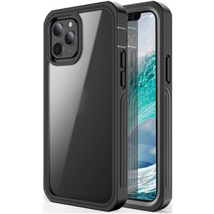 RedPepper Scratchproof Coque iPhone 12 Pro Max Coque arrière Rigide Anti-Chocs - Noir
