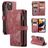 Caseme C30 Housse iPhone 13 Pro Max Etui Porte-Monnaie - Rouge