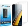 Mobigear POCO X6 Pro Protection d'écran Film - Compatible Coque (Lot de 3)