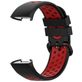 Mobigear Sport Plus Buckle Bracelet Silicone Fitbit Charge 3 Fermeture boucle ardillon - Noir / Rouge