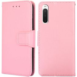 Mobigear Wallet Housse Sony Xperia 10 IV Etui Porte-Monnaie - Rose