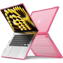 Mobigear Shockproof Pro MacBook Air 15 Pouces (2023-2026) Coque - Rose - Model A2941 / A3114 / A3241 / A3448