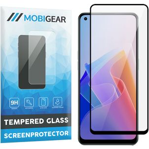 Mobigear Premium OPPO Reno 7 Lite Verre trempé Protection d'écran - Compatible Coque - Noir