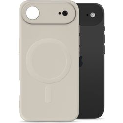 My Style Protective Flex Coque iPhone Air MagSafe Coque arrière en TPU Souple - Antique White