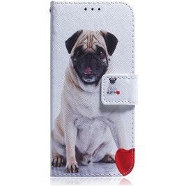 Mobigear Design Housse Samsung Galaxy A90 Etui Porte-Monnaie - Chien