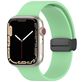 Mobigear Sport Mag Bracelet Silicone Apple Watch Fermeture magnétique - 42/41/40/38 mm - Vert pastel