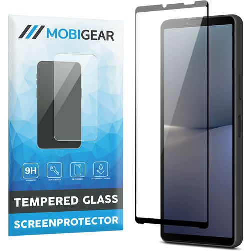 Mobigear Premium Sony Xperia 10 V Verre trempé Protection d'écran - Compatible coque - Noir