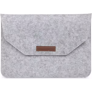 Mobigear Envelope Pochette Ordinateur portable en Feutre (max 25 cm x 37 cm) Housse ordinateur - Gris