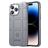 Mobigear Rugged Shield Coque iPhone 14 Pro Max Coque arrière en TPU Souple Anti-Chocs - Gris