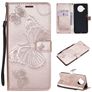 Mobigear Butterfly Xiaomi Mi 10T Lite Étui Portefeuille - Rose doré