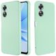 Mobigear Rubber Touch Coque OPPO A17 Coque arrière en Silicone - Vert