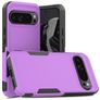 Mobigear Heavy Armor Coque Google Pixel 9 Pro XL Coque arrière Rigide Anti-Chocs - Violet
