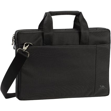 Rivacase Central Sac à bandoulière Ordinateur portable Sacoche ordinateur - Noir