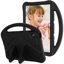 Mobigear AeroArmor Coque Lenovo Tab P11 Gen 1 Coque de tablette pour enfants avec Poignée Enfants en EVA + Porte-crayon - Noir