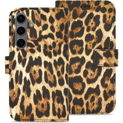 My Style Flex Wallet Housse Samsung Galaxy S25 Etui Porte-Monnaie - Wild Leopard