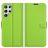Mobigear Classic Housse Samsung Galaxy S22 Ultra Etui Porte-Monnaie - Vert