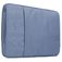 Mobigear Denim Zipper Pochette Ordinateur portable 13 - 14 Pouces Housse ordinateur - Bleu Marin