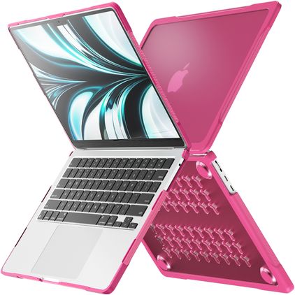 Mobigear Shockproof Pro MacBook Air 13 Pouces (2022-2026) Coque - Rose - Model A2681 / A3113 / A3240 / A3449