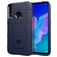 Mobigear Rugged Shield Huawei P40 Lite E TPU souple Coque arrière Antichoc - Bleu