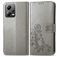 Mobigear Clover POCO X5 Étui Portefeuille - Gris