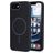 Mobiparts Slim Line iPhone 16e MagSafe Plastique rigide Coque arrière - Onyx Black