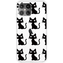 Mobigear Design Coque iPhone 12 Pro Max Coque arrière en TPU Souple - Chat