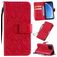 Mobigear Sunflower Housse iPhone 11 Pro Etui Porte-Monnaie - Rouge