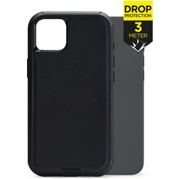 Mobilize Defender Coque iPhone 15 Plus Coque arrière Rigide Anti-Chocs - Noir