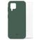 Mobilize Rubber Gelly Coque Samsung Galaxy A22 4G Coque arrière en TPU Souple - Matt Green
