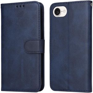 Mobigear Wallet Housse iPhone 16e Etui Porte-Monnaie - Bleu
